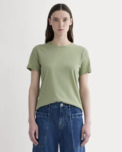 Everlane Slim Air Tshirt In Sagebrush In Green