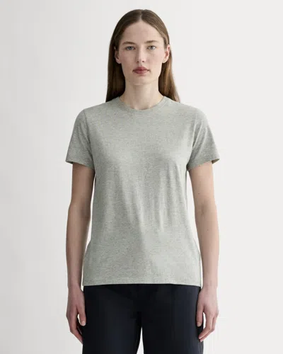 Everlane Slim Crew Neck Tshirt In Gray