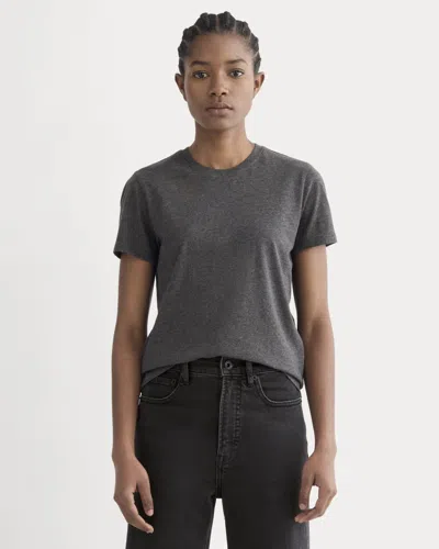 Everlane Slim Crew Neck Tshirt In Gray