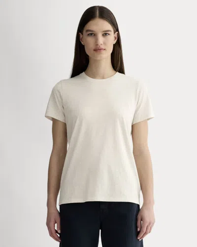 Everlane Slim Crew Neck Tshirt In Neutral