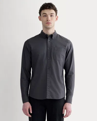 Everlane Slim Oxford Shirt | Standard In Slate Grey In Blue
