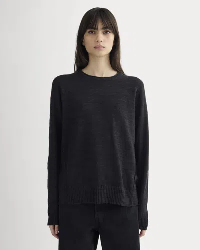 Everlane Slouch Sweater In Animal Print