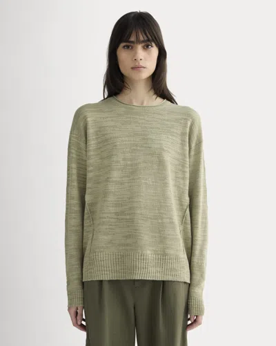 Everlane Slouch Sweater In Green