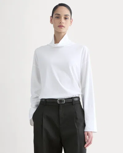 Everlane Slouchy Turtleneck In White