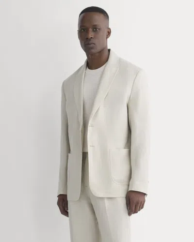 Everlane Soyeux Linen Linen Blazer In Peyote In Neutral