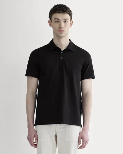 Everlane Startup Polo Tshirt In Black