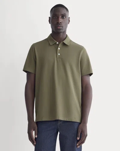 Everlane Startup Polo Tshirt In Kalamata In Green