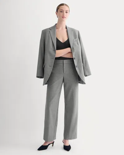 Everlane Straight-leg Trouser In Gray