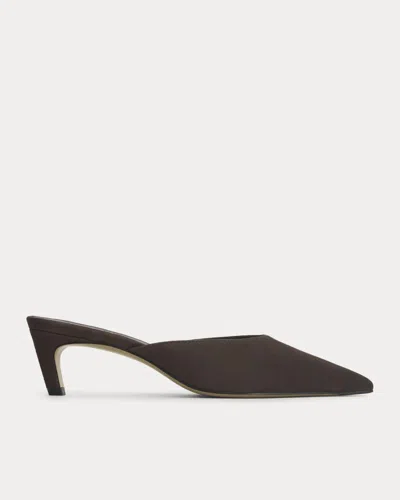 Everlane Studio Kitten Heel In Dark Chocolate In Brown