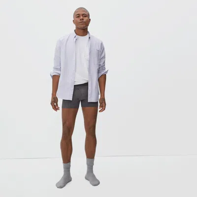 Everlane Supima® Boxer Brief In Heather Charcoal In Gray