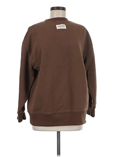 Pre-owned Everlane Sweatshirt In Brown