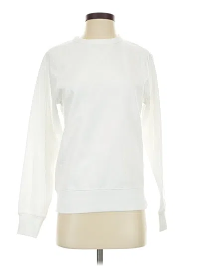 Pre-owned Everlane Sweatshirt In White