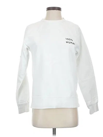 Pre-owned Everlane Sweatshirt In White