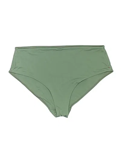 Pre-owned Everlane Swimsuit Bottoms In Green