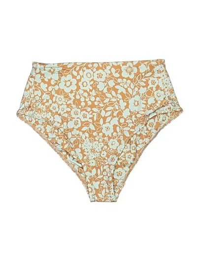Pre-owned Everlane Swimsuit Bottoms In Tan
