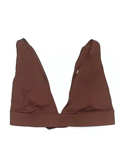 Everlane Swimsuit Top Brown Swimwear
