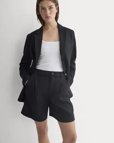 Everlane Tailored A-line Short In Black