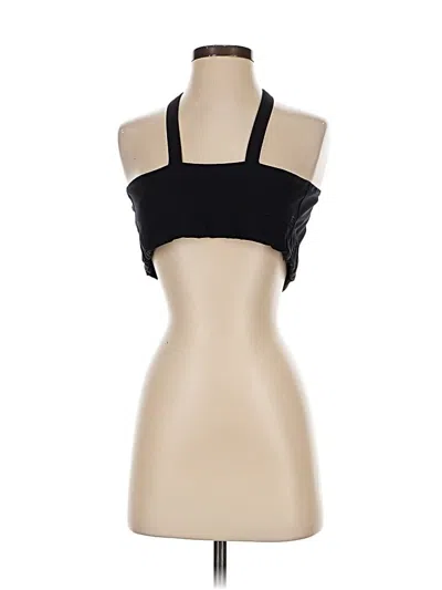 Pre-owned Everlane Tank Top Black Halter Neckline Tops