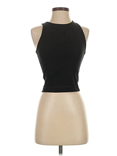 Pre-owned Everlane Tank Top Black Halter Neckline Tops