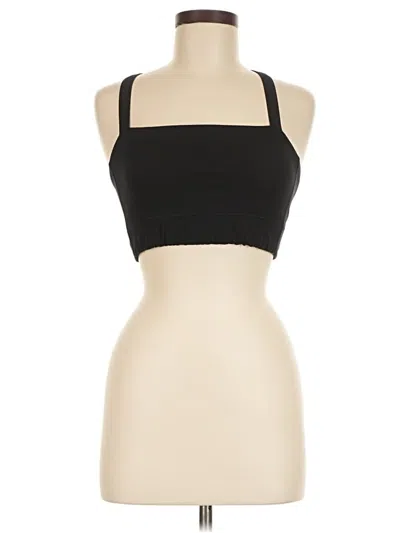 Pre-owned Everlane Tank Top Black Halter Neckline Tops