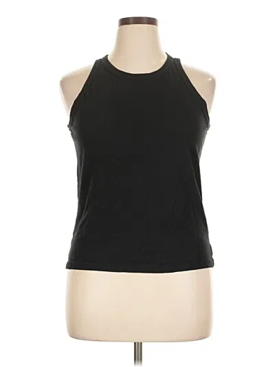 Pre-owned Everlane Tank Top Black Halter Neckline Tops