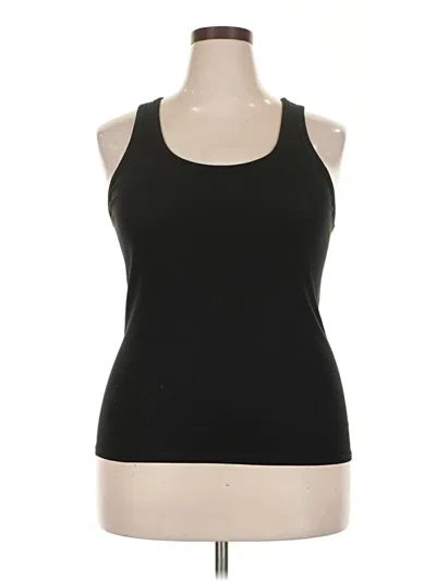 Pre-owned Everlane Tank Top Black Halter Neckline Tops