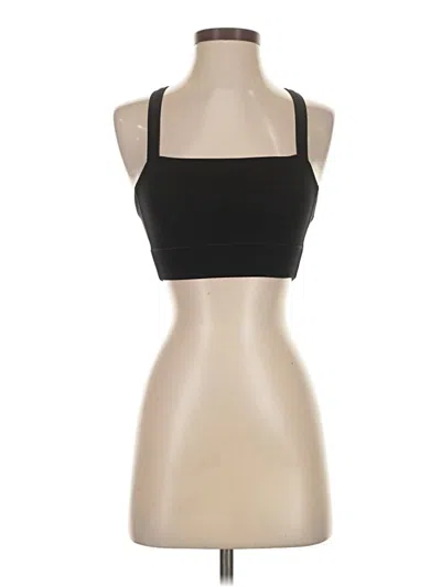 Pre-owned Everlane Tank Top Black Halter Neckline Tops