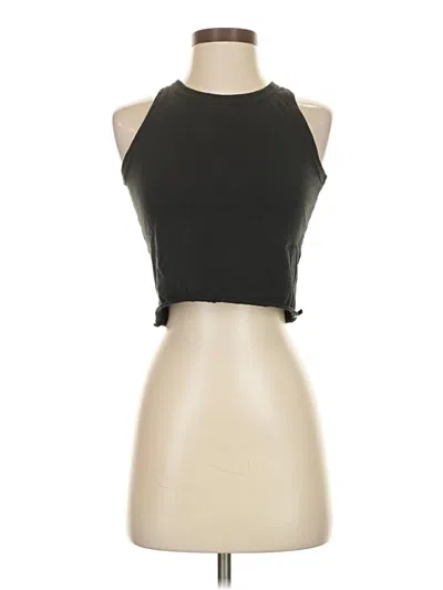 Pre-owned Everlane Tank Top Black Halter Neckline Tops