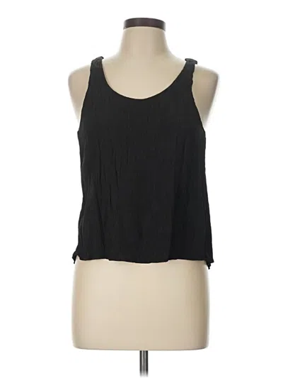 Pre-owned Everlane Tank Top Black Halter Neckline Tops