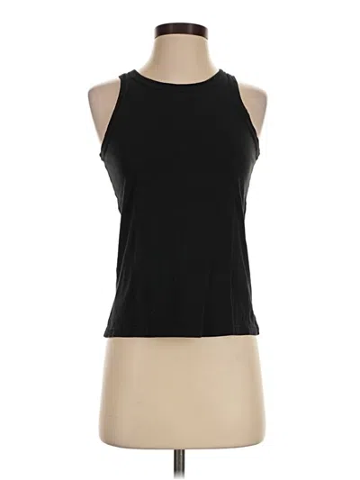Pre-owned Everlane Tank Top Black Halter Neckline Tops