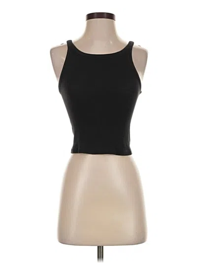 Pre-owned Everlane Tank Top Black Strapless Neckline Tops