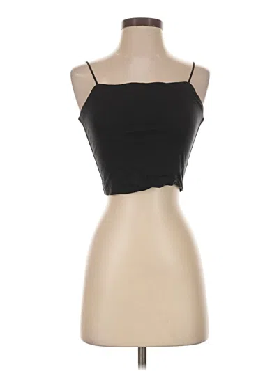 Pre-owned Everlane Tank Top Black Strapless Neckline Tops