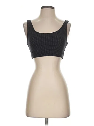 Pre-owned Everlane Tank Top Black Strapless Neckline Tops
