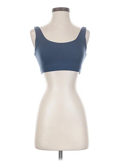 Pre-owned Everlane Tank Top Blue Strapless Neckline Tops