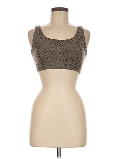 Pre-owned Everlane Tank Top Brown Strapless Neckline Tops