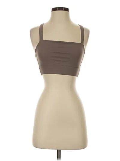 Pre-owned Everlane Tank Top Brown Strapless Neckline Tops