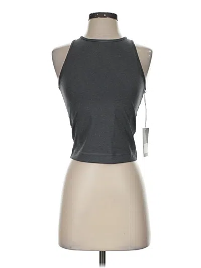 Pre-owned Everlane Tank Top Gray Halter Neckline Tops