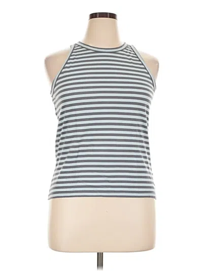 Pre-owned Everlane Tank Top Gray Halter Neckline Tops