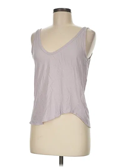 Pre-owned Everlane Tank Top Gray Plunge Neckline Tops