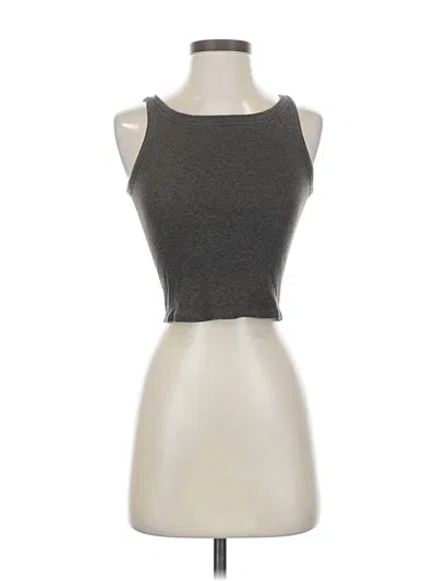 Pre-owned Everlane Tank Top Gray Strapless Neckline Tops