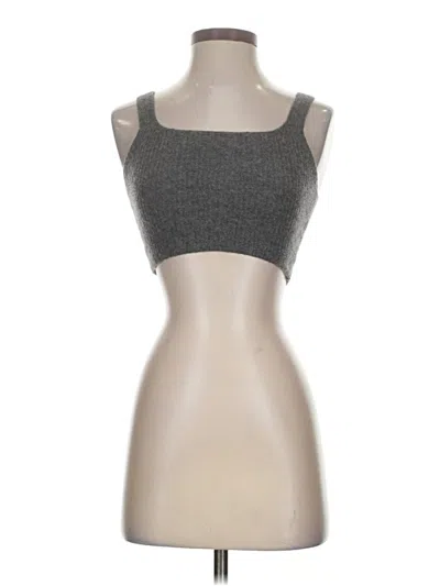 Pre-owned Everlane Tank Top Gray Strapless Neckline Tops