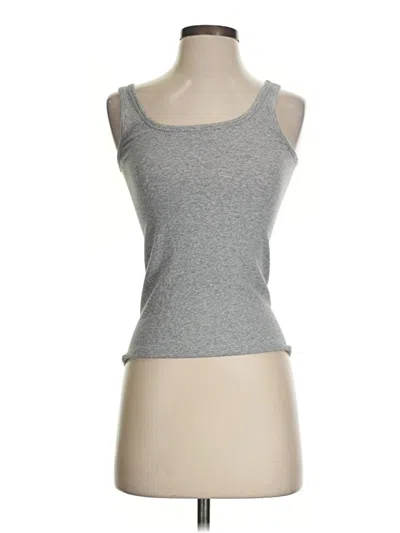 Pre-owned Everlane Tank Top Gray Strapless Neckline Tops