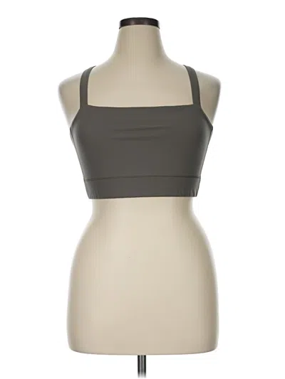 Pre-owned Everlane Tank Top Gray Strapless Neckline Tops