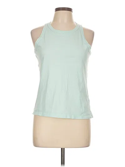 Pre-owned Everlane Tank Top Green Halter Neckline Tops