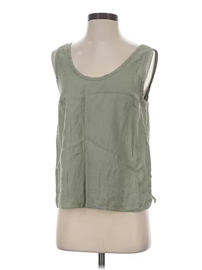 Pre-owned Everlane Tank Top Green Square Neckline Tops
