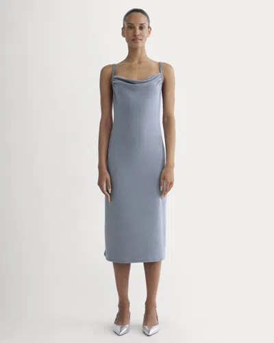 Everlane Tank Top Midi Dress In Blue