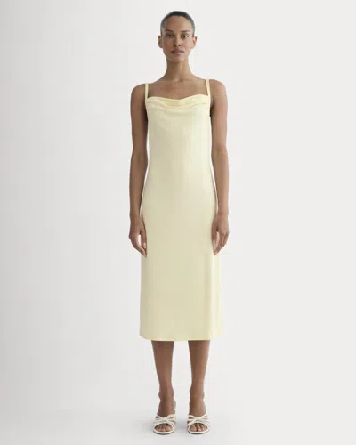 Everlane Tank Top Midi Dress In Yellow