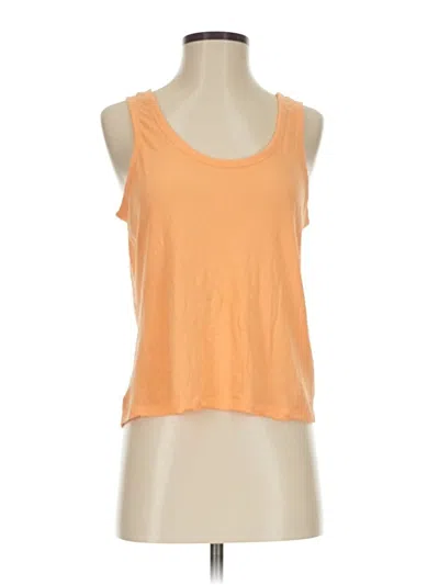 Pre-owned Everlane Tank Top Orange Halter Neckline Tops
