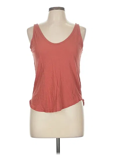 Pre-owned Everlane Tank Top Orange Strapless Neckline Tops