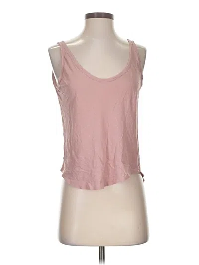 Pre-owned Everlane Tank Top Pink Halter Neckline Tops